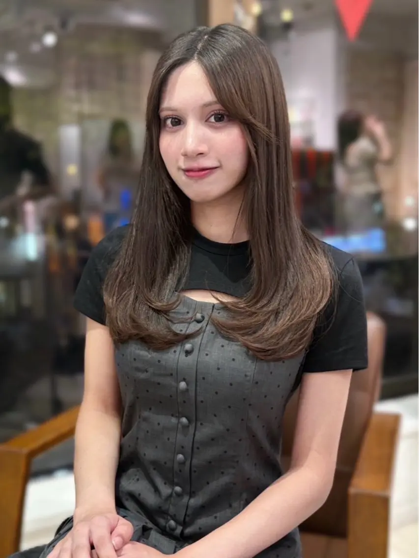 ロング ヘアカラー トリートメント 艶モテカラー miku🏳️‍⚧️のヘアスタイル