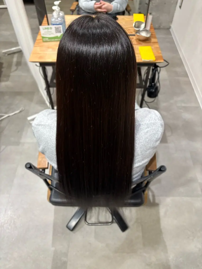 ロング トリートメント 心斎橋/透明感カラー 🫧アサノハルカのヘアスタイル
