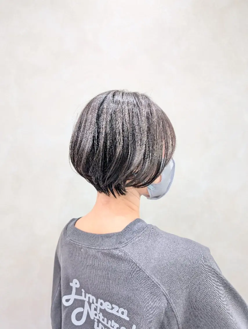 ショート カラー ショートボブ ボブ 似合わせカット ショートヘア 髪質改善/ 上村旺武のヘアスタイル