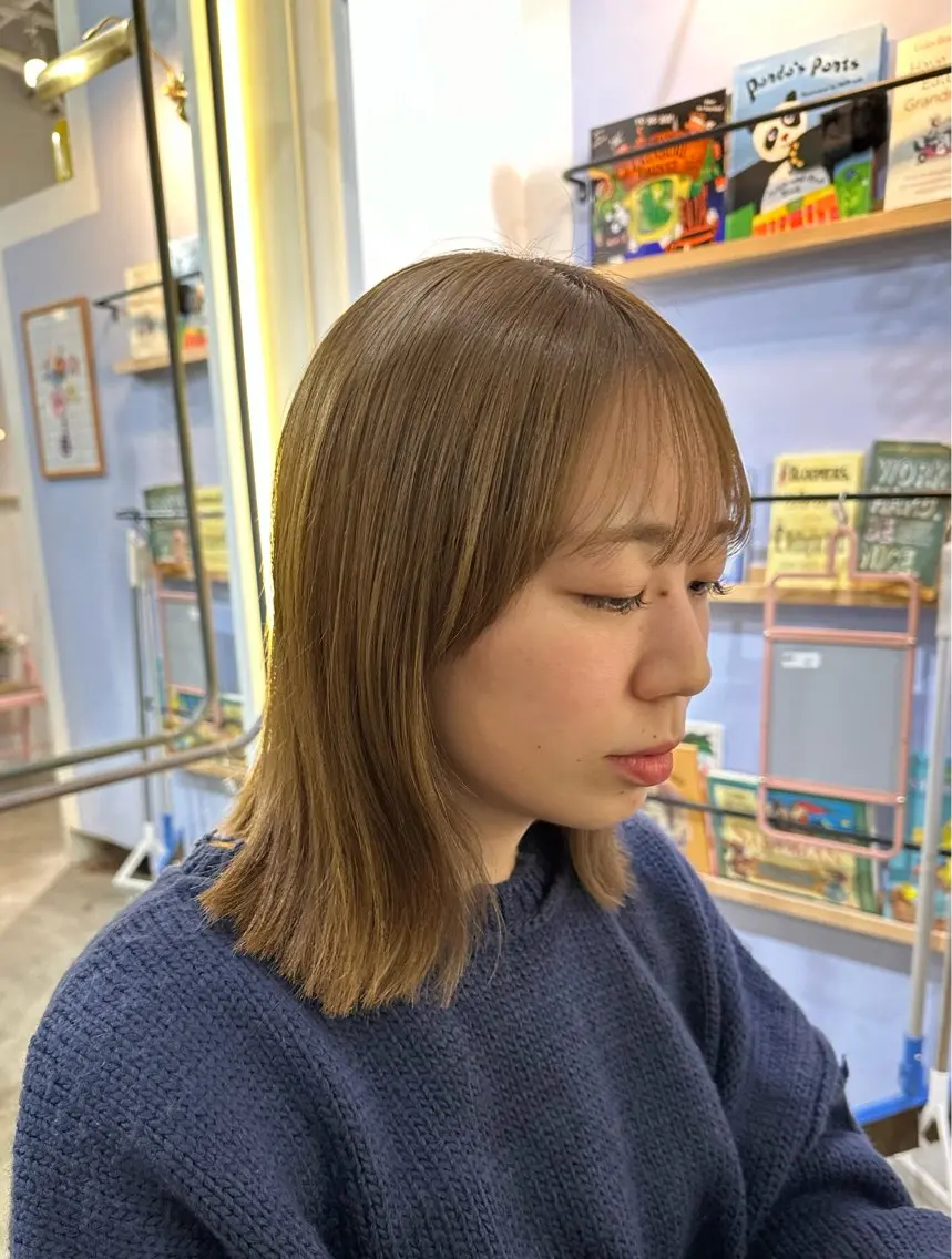 ミディアム 赤熊 咲良 🦔ྀིのヘアスタイル