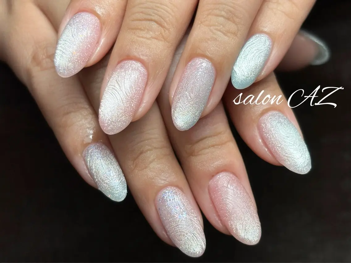 ネイル アートネイル フットネイル フレンチネイル マグネットネイル 持ち込み ハンドネイル salon AZのネイルデザイン