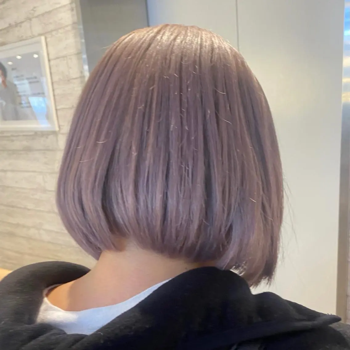 セミロング カラー MANAMI 🥀ウルフカットのヘアスタイル
