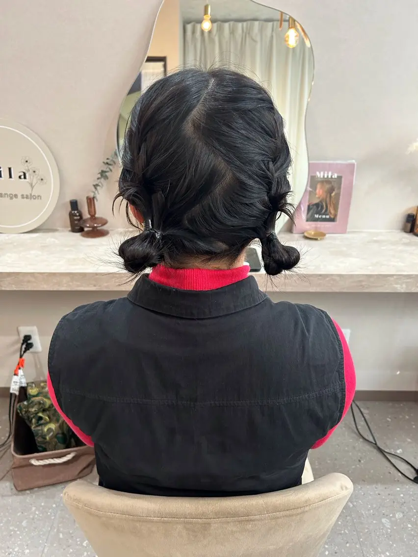 ヘアアレンジ エクステ&ヘアセット Milaのヘアスタイル