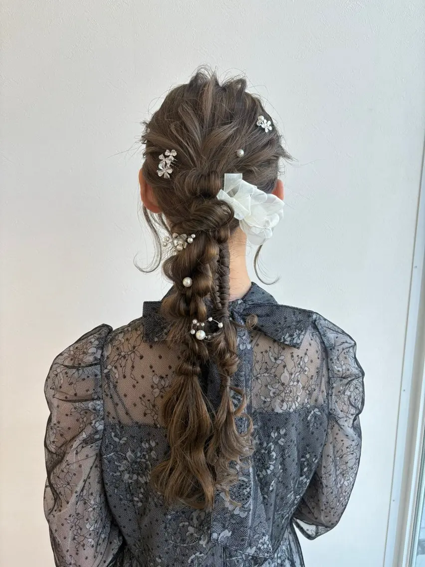 ヘアアレンジの写真