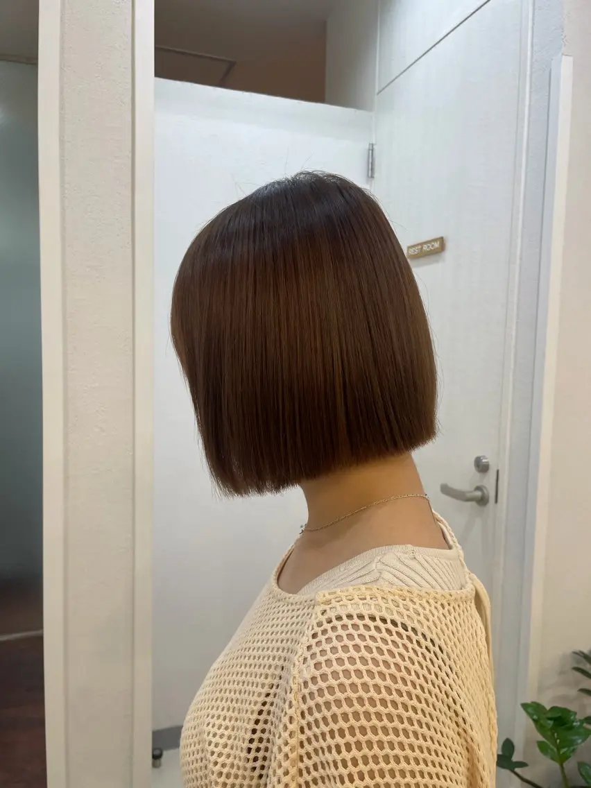 ショート カラー ヘアカラー はるな/透明感カラー /暖色カラーのヘアスタイル