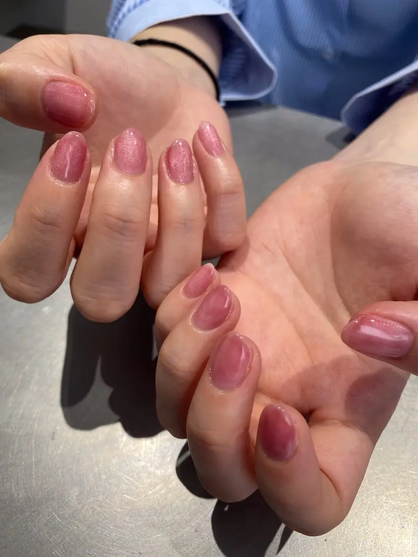 ネイル ジェルネイル ニュアンスネイル オフィスネイル パラジェル シンプルネイル ネイルサロン núcleoヌクレオのネイルデザイン