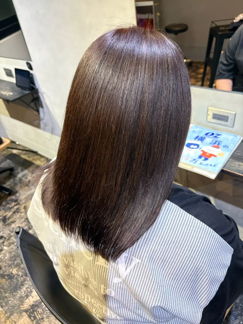 カラー ブラウンカラー ヘアカラー 透明感カラー🩶 Ayaka🩶のヘアスタイル