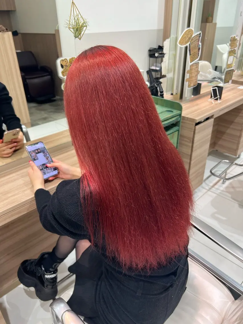 🍒minimo限定🍒カット+ブリーチ込ダブルカラーの写真