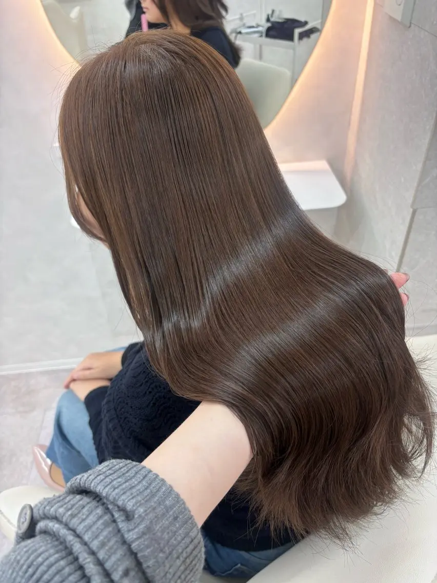 ロング ヘアカラー ️🫧中島遼香🫧 Ess🪽髪質改善のヘアスタイル