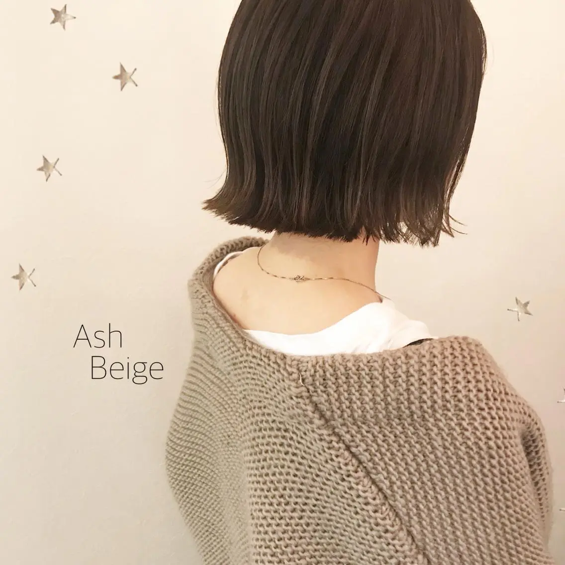 ミディアム カラー 市川 千夏のヘアスタイル