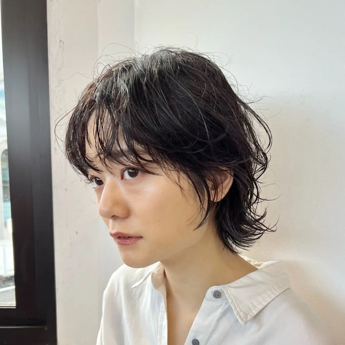 ショート パーマ メンズミディアム☁️ ✨抜け感ヘア/下村迅のヘアスタイル