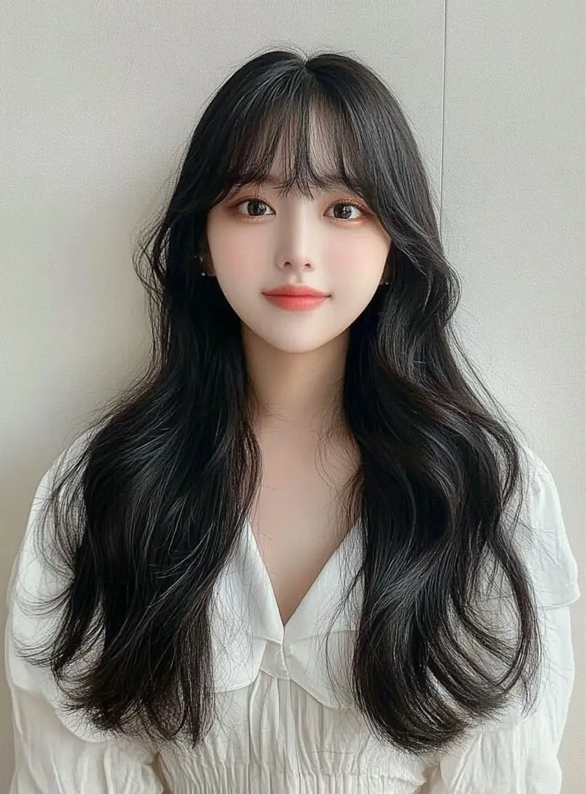 ロング 韓国レイヤー🩶🌙 Ryoseiのヘアスタイル