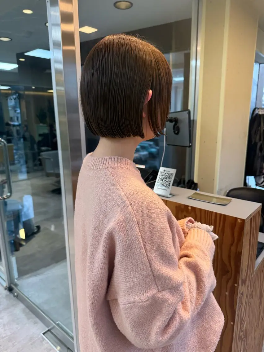 ショート カラー カット ヘアカラー 伶風/ ボブのヘアスタイル