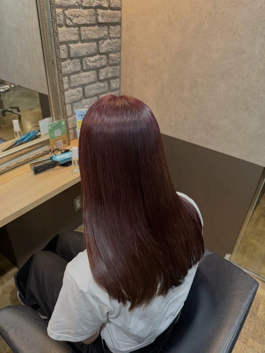 ロング カラー ヘアカラー 畑内 花凛のヘアスタイル