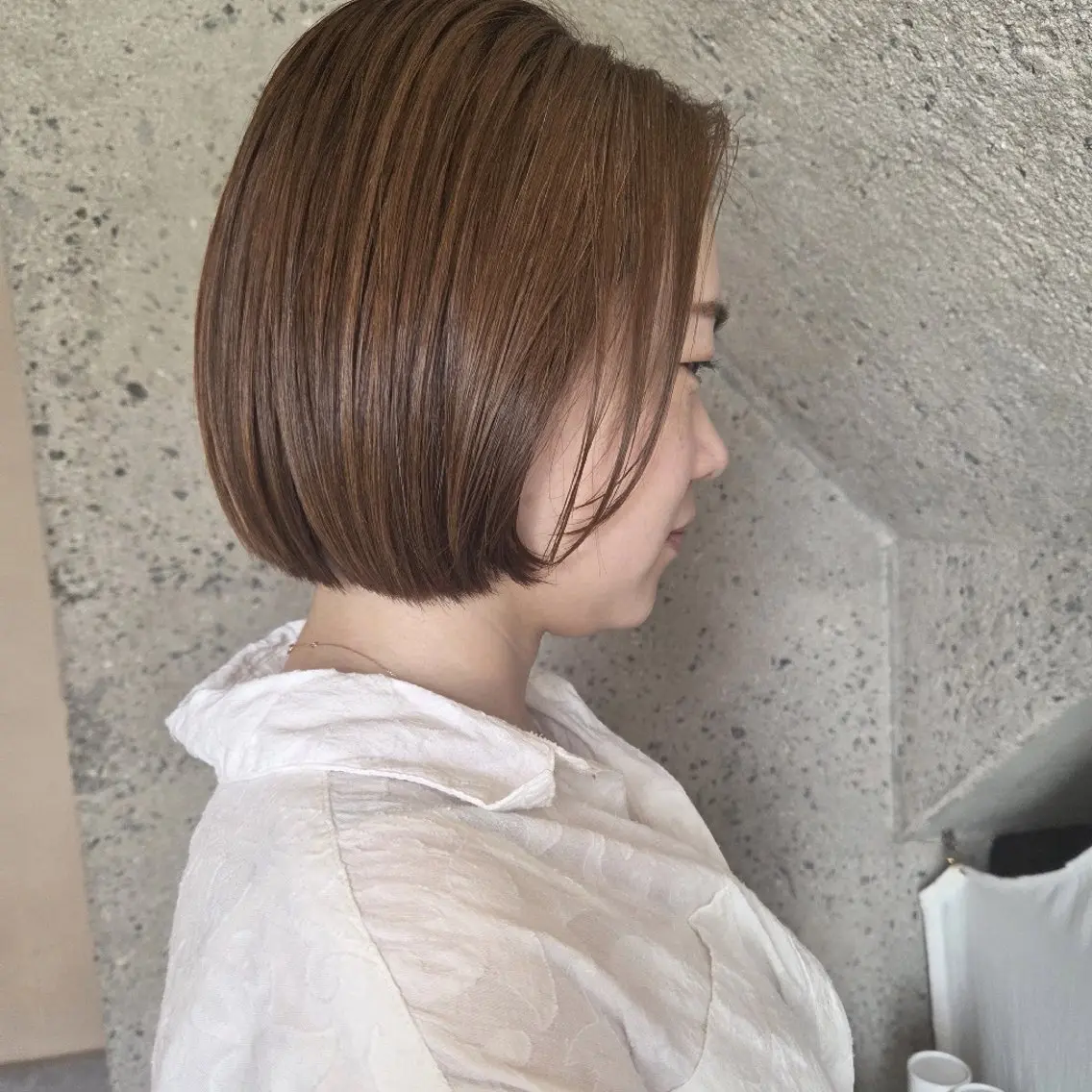 ✨️ミニモ限定✨️似合わせカット+透明感カラー 白髪染め&おしゃれ染めOK 7700円の写真