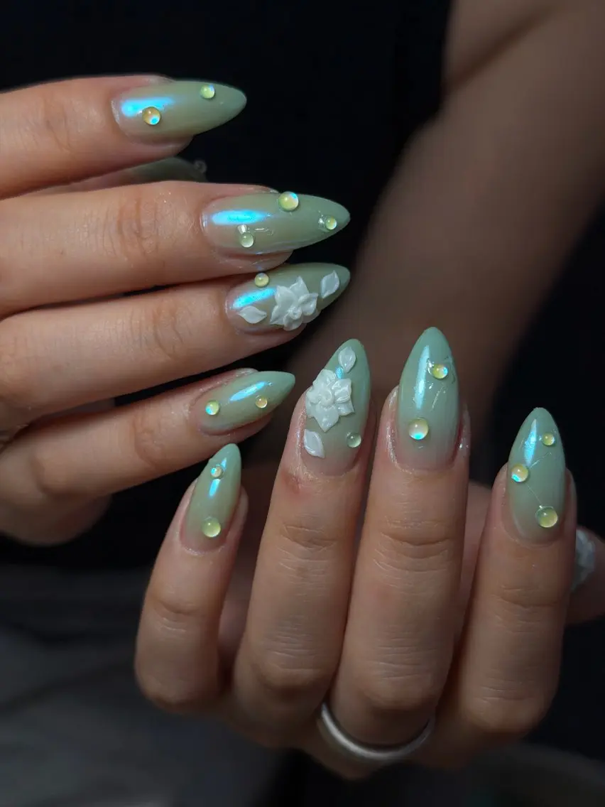 ネイル 韓国ネイル シンプルネイル ワンホンネイル ハンドネイル CoMo Nailのネイルデザイン