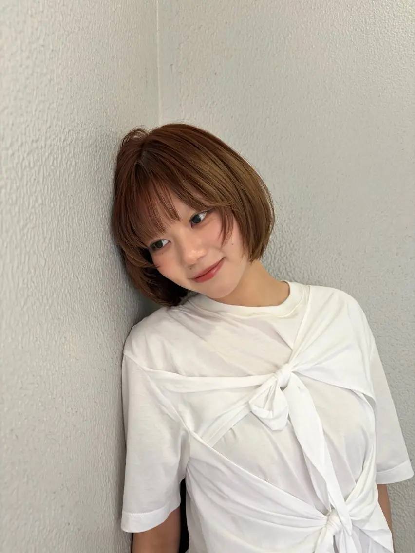 ショート 顔まわりレイヤー 顔周りカット レイヤーカット カット kaze代官山 🪽kanameのヘアスタイル