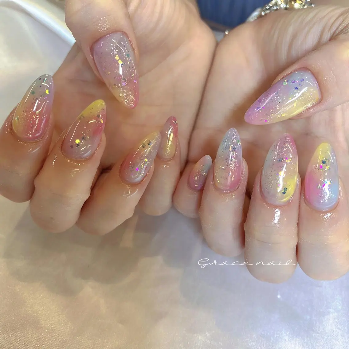 ネイル ハンドネイル ☆*。Grace Nail。*☆のネイルデザイン