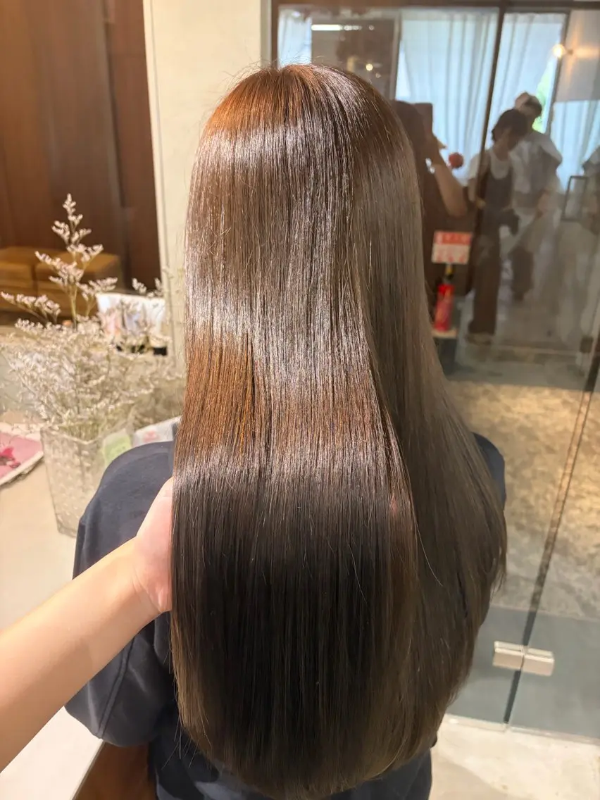 ロング カラー ヘアカラー トリートメント 透明感カラー/名古屋 /栄/木下奈々望のヘアスタイル