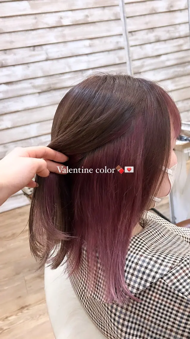 ミディアム カラー 🦋韓国風レイヤー 🦋AYANE⁎⁺˳のヘアスタイル
