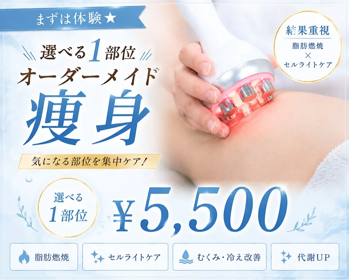 【体験エステ】選べる1部位痩身の写真