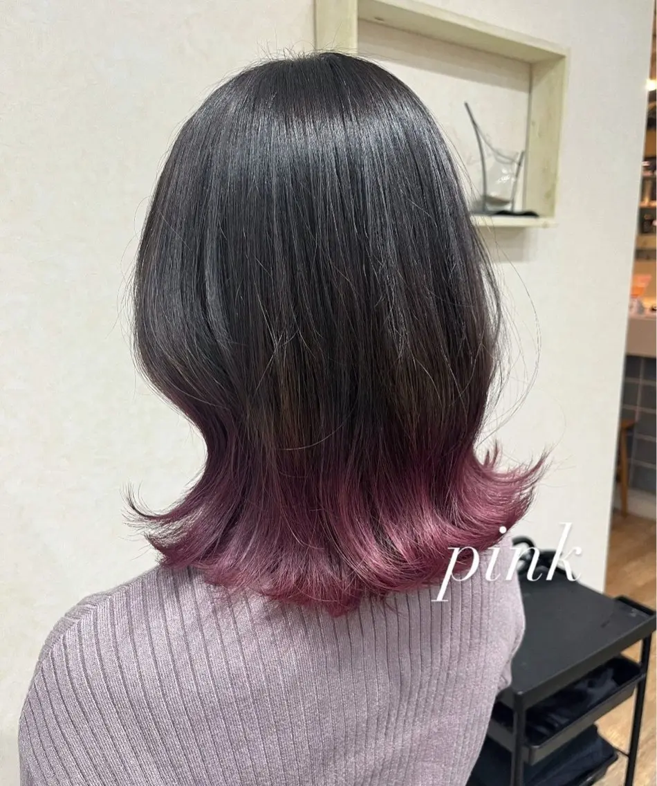セミロング ヘアカラー トリートメント N°+aero 🤍ユメのヘアスタイル