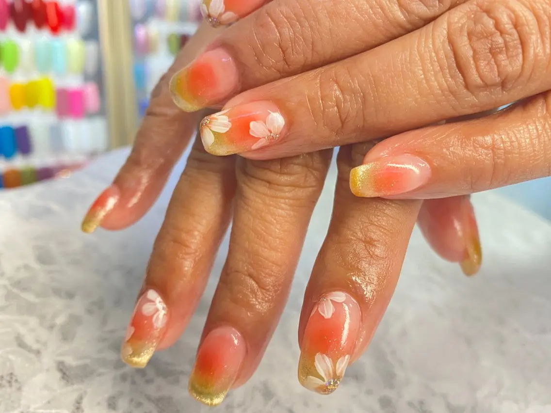 ネイル チークネイル マグネットネイル ハンドネイル HandS ネイル 自宅サロンのネイルデザイン