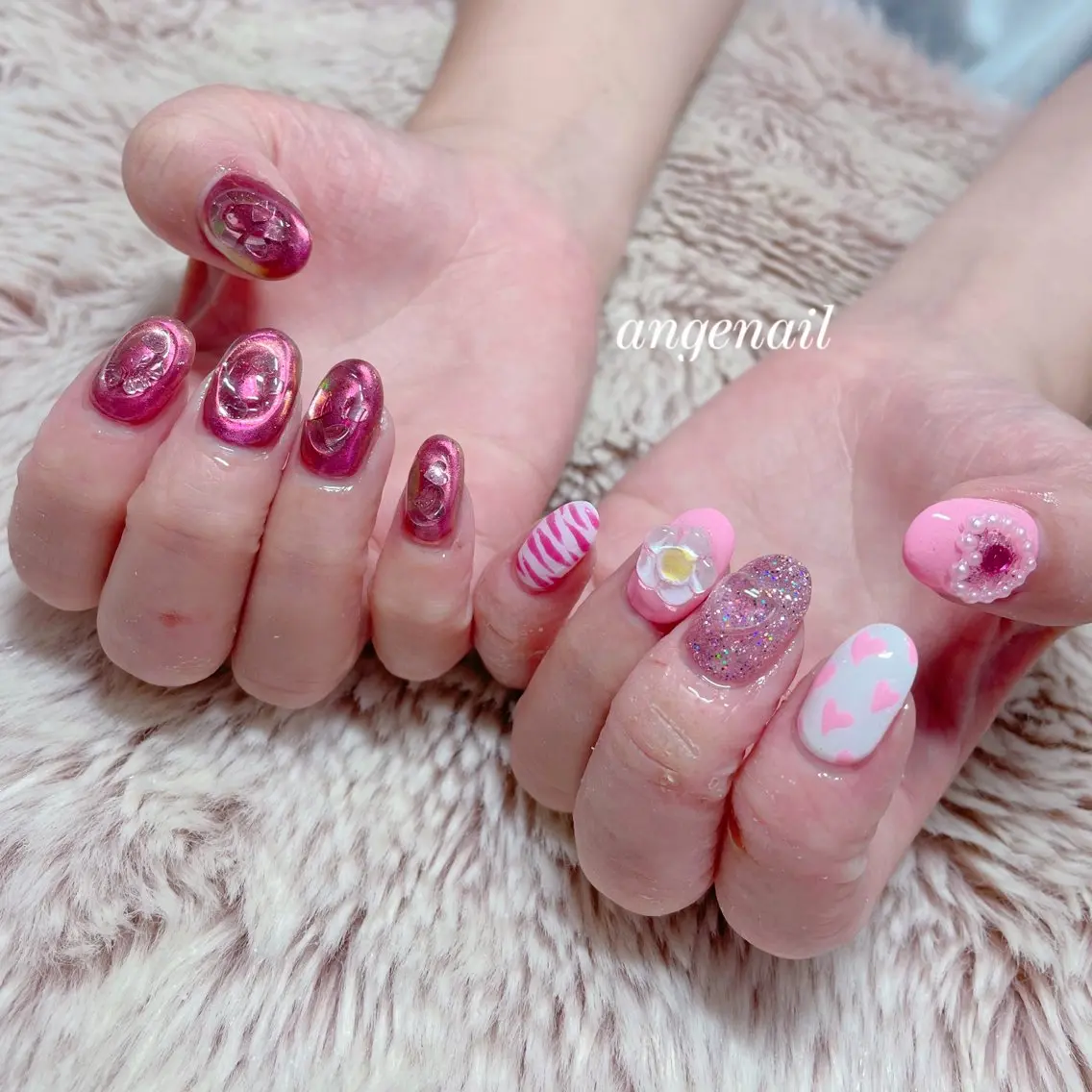 ネイル ハンドネイル オーナーネイリスト MAKIのネイルデザイン