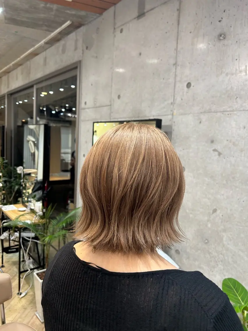 ショート ヘアカラー 似合わせカット&艶 カラー🤍ヒナタ🤍のヘアスタイル