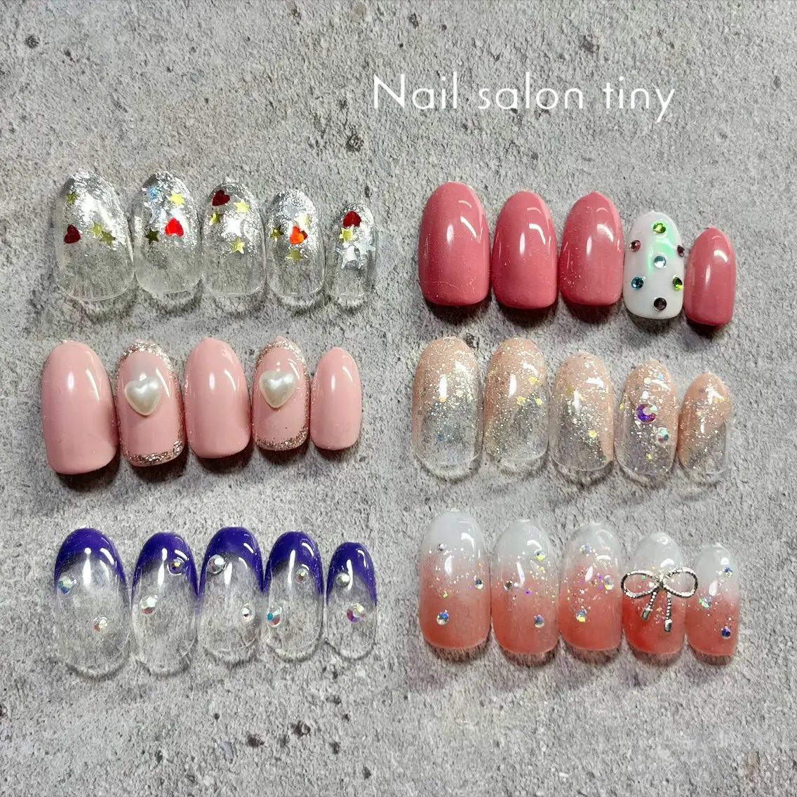 ネイル Nail salon tiny🩵のネイルデザイン