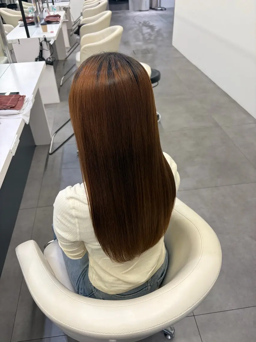 パーマ 縮毛矯正 カラーモデル募集/ 森本明花のヘアスタイル