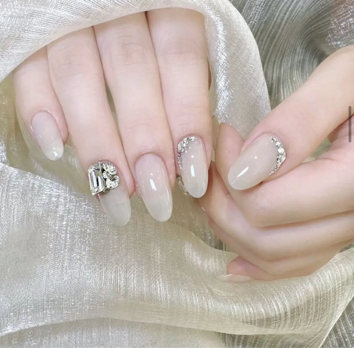 ネイル 長さ出し 持ち込み NailStudio YUZUKIのネイルデザイン