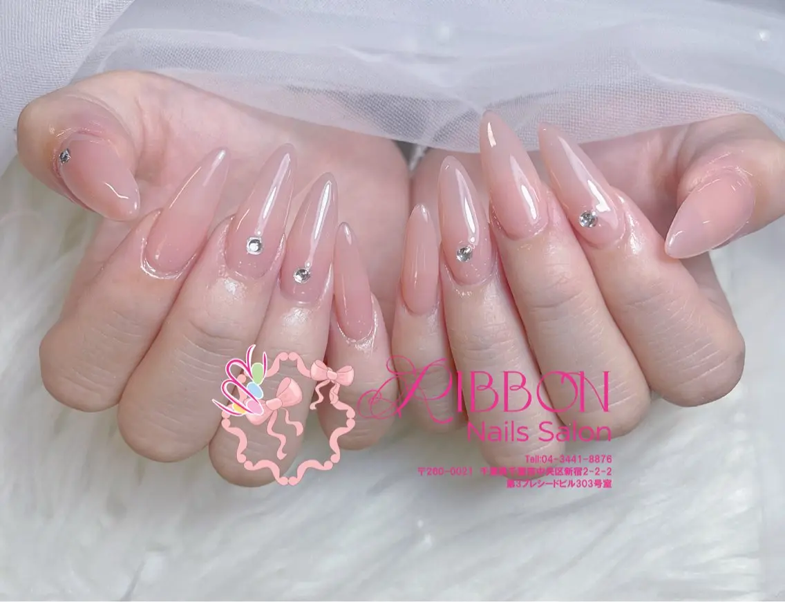 ネイル フットネイル フレンチネイル ジェルネイル マグネットネイル 持ち込み ハンドネイル Ribbonnail salonのネイルデザイン