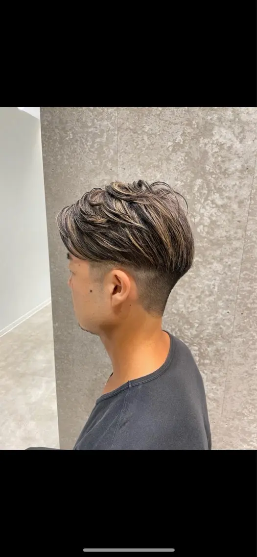 ショート メンズ カット 萩森 龍也のヘアスタイル