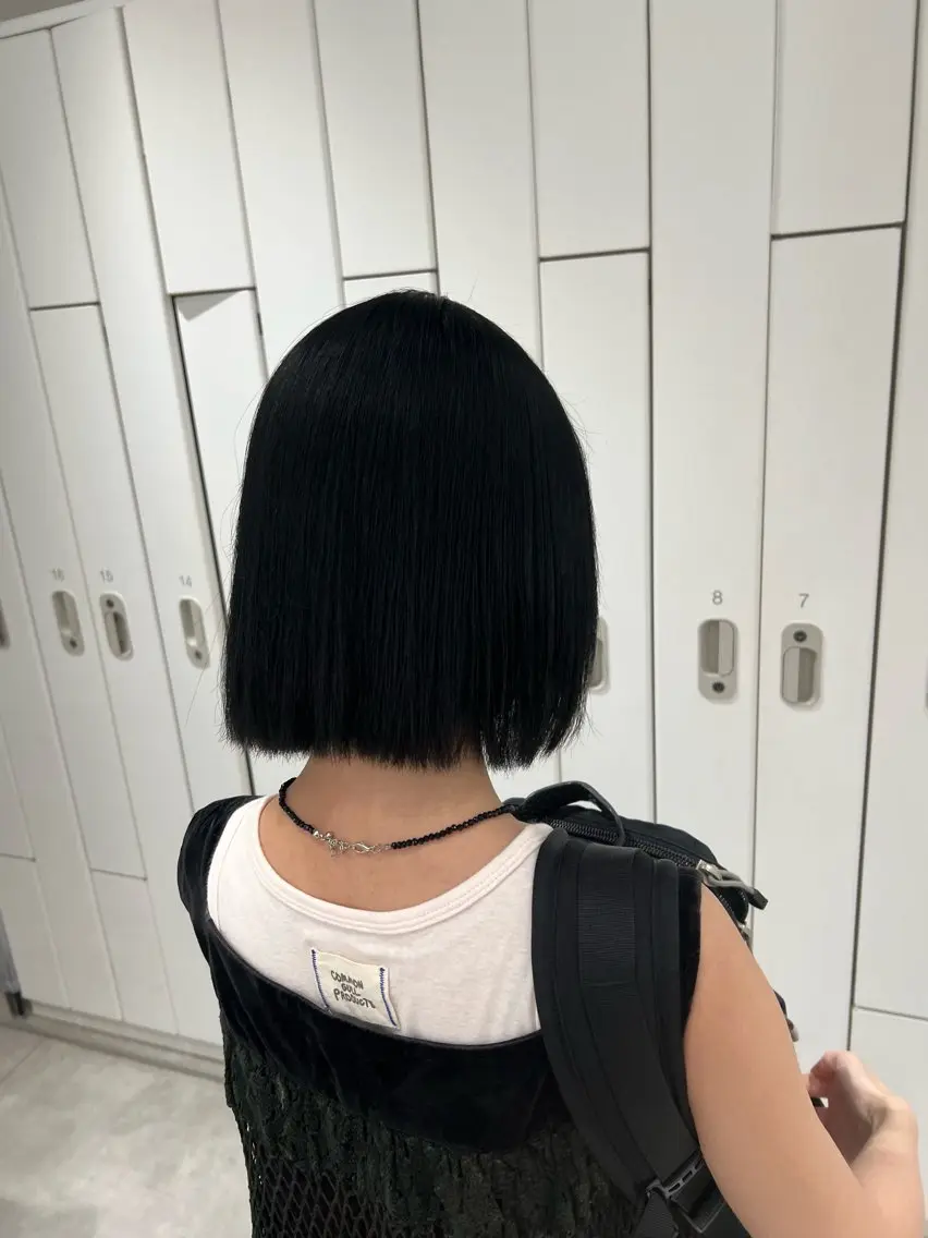 ミディアム ヘアカラー Unami _koharuのヘアスタイル