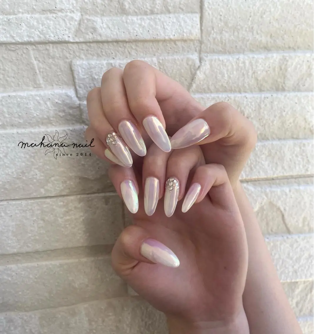 ネイル ロングネイル 持ち込み mahana nailのネイルデザイン