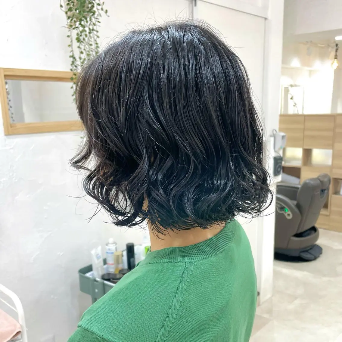 ショート パーマ 切りっぱなしボブ ボブ ショートヘア ウルフカット 髪質改善 縮毛矯正/ レイヤー/銀座/本木のヘアスタイル