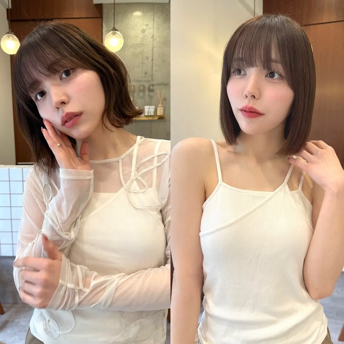 【☘️肩上の長さ限定☘️】【ボブ/ショート】似合わせカット➕髪質改善トリートメント🫧の写真