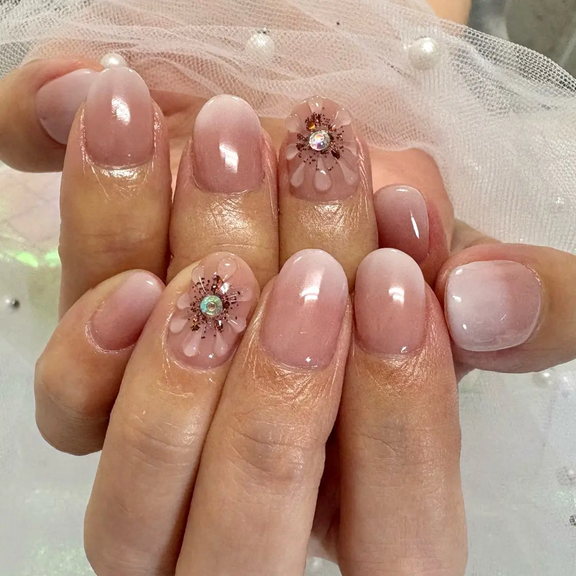 ネイル ぷっくりネイル ハンドネイル NAIL P-BOX .HACHIのネイルデザイン