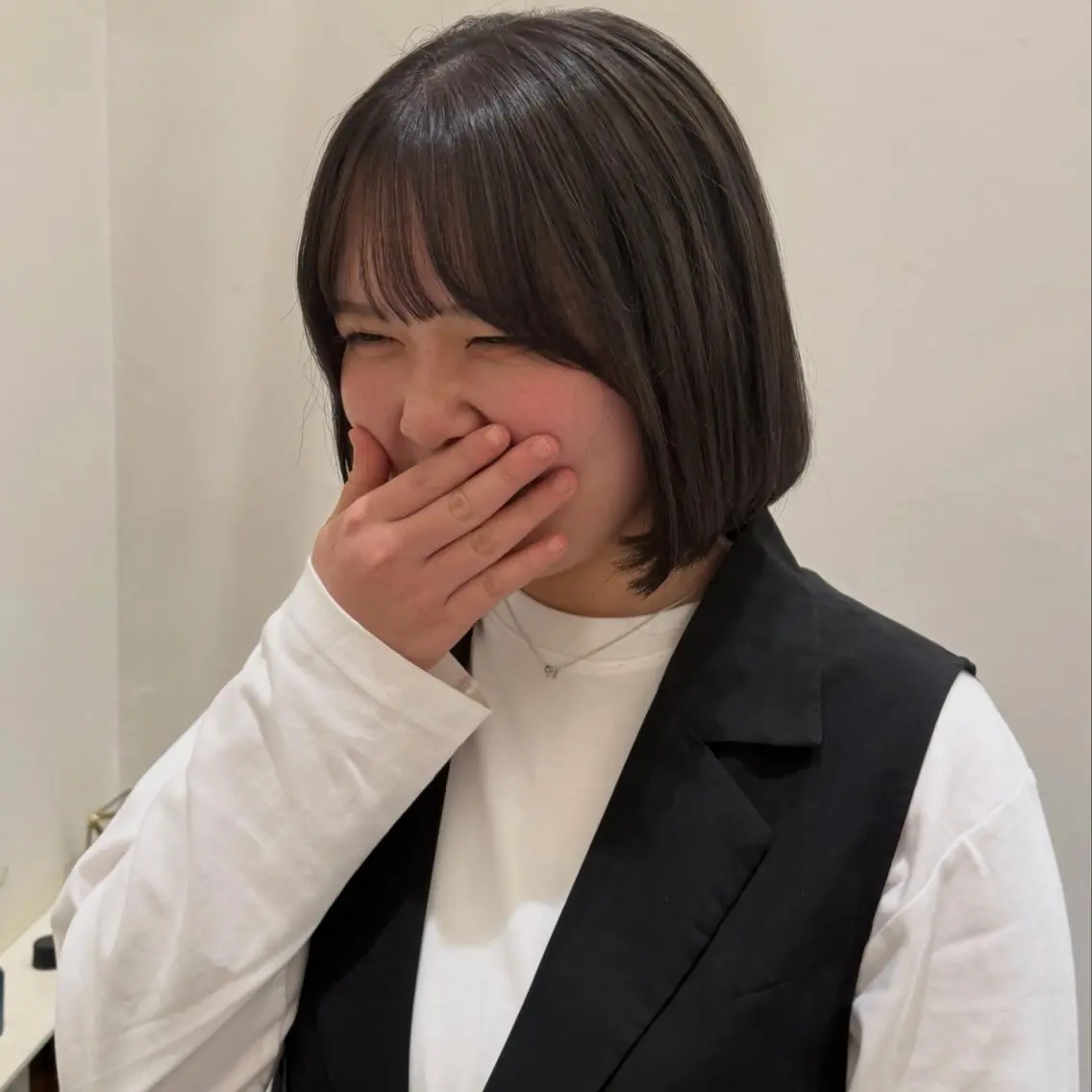 ショート カット トリートメント 中村 彩音のヘアスタイル