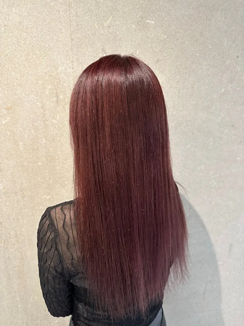 セミロング ヘアカラー トリートメント 暖色/ヘアアレンジ 🎀♡irohaのヘアスタイル