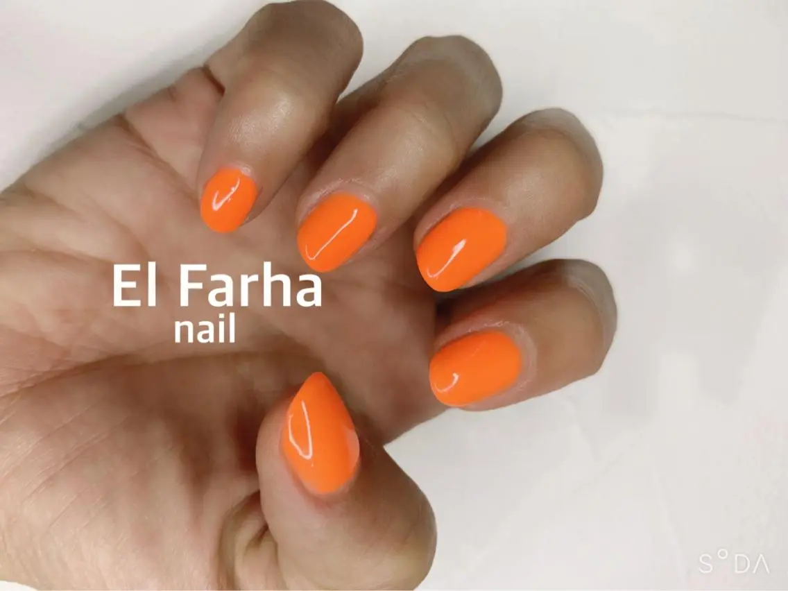 ネイル ワンカラーネイル ハンドネイル El  Farha nailのネイルデザイン