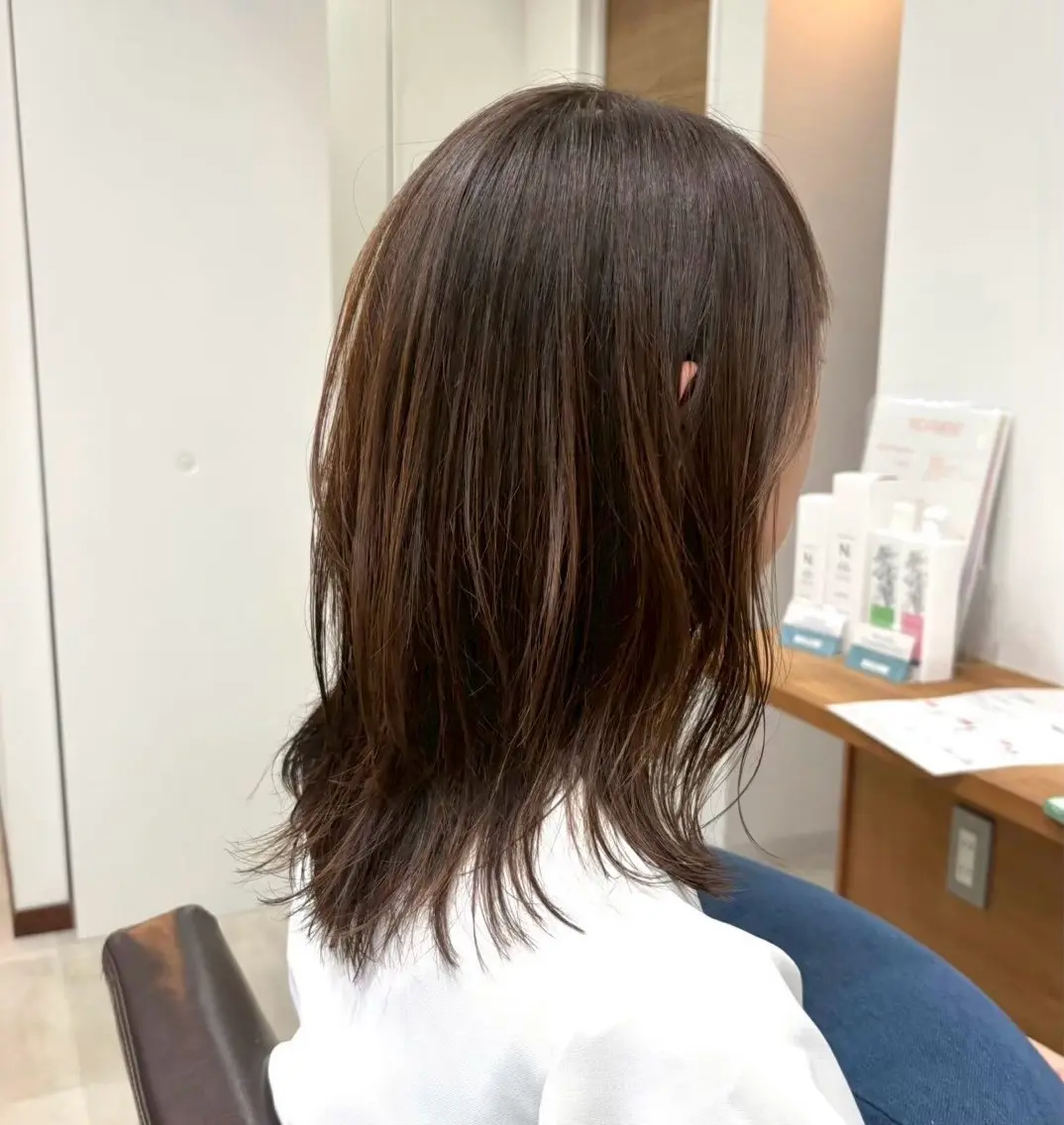 セミロング 武蔵新城/洞澤 ほのかのヘアスタイル