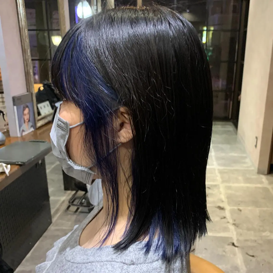 ミディアム enx天王町店 伊藤　愛央のヘアスタイル