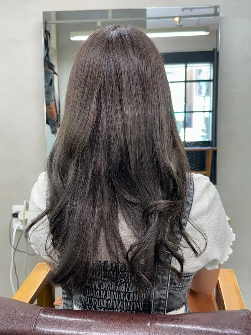 🫧【平日限定】🫧カット+透明感カラー+トリートメントの写真
