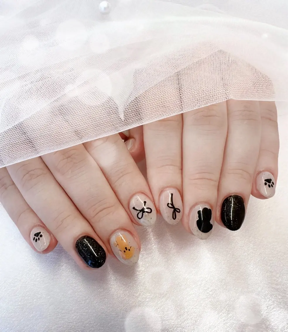 ネイル 韓国ネイル Pawtique nail salonのネイルデザイン