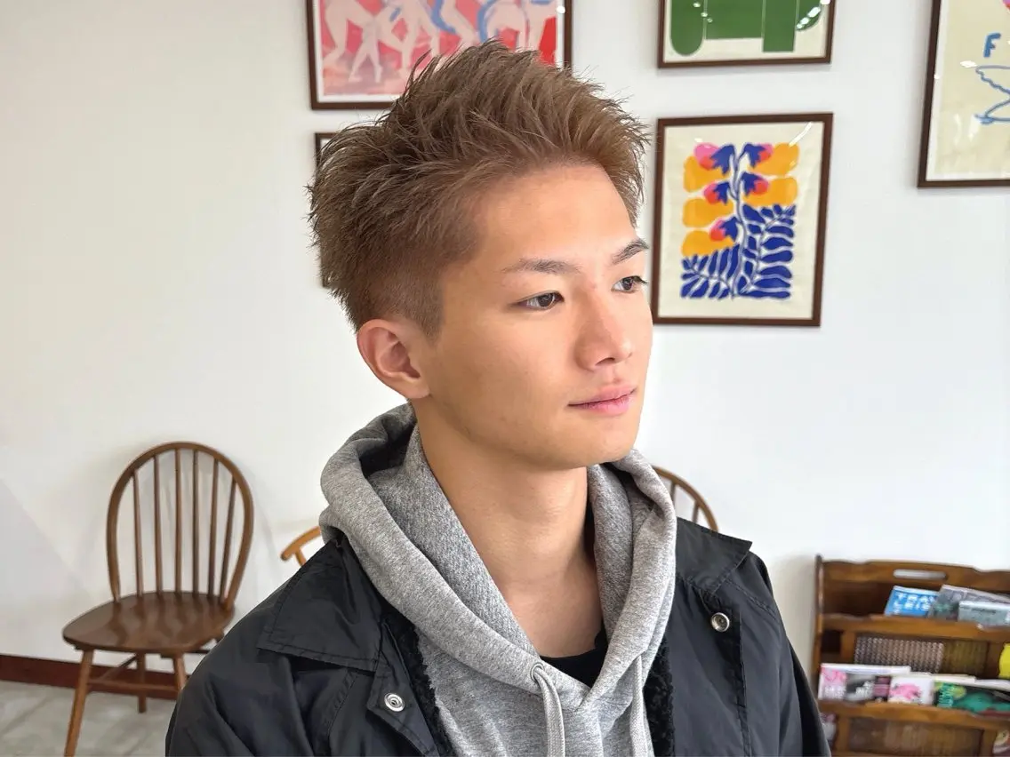 １日3名限定！ブリーチを使ったダブルカラーでオシャレメンズに！！の写真