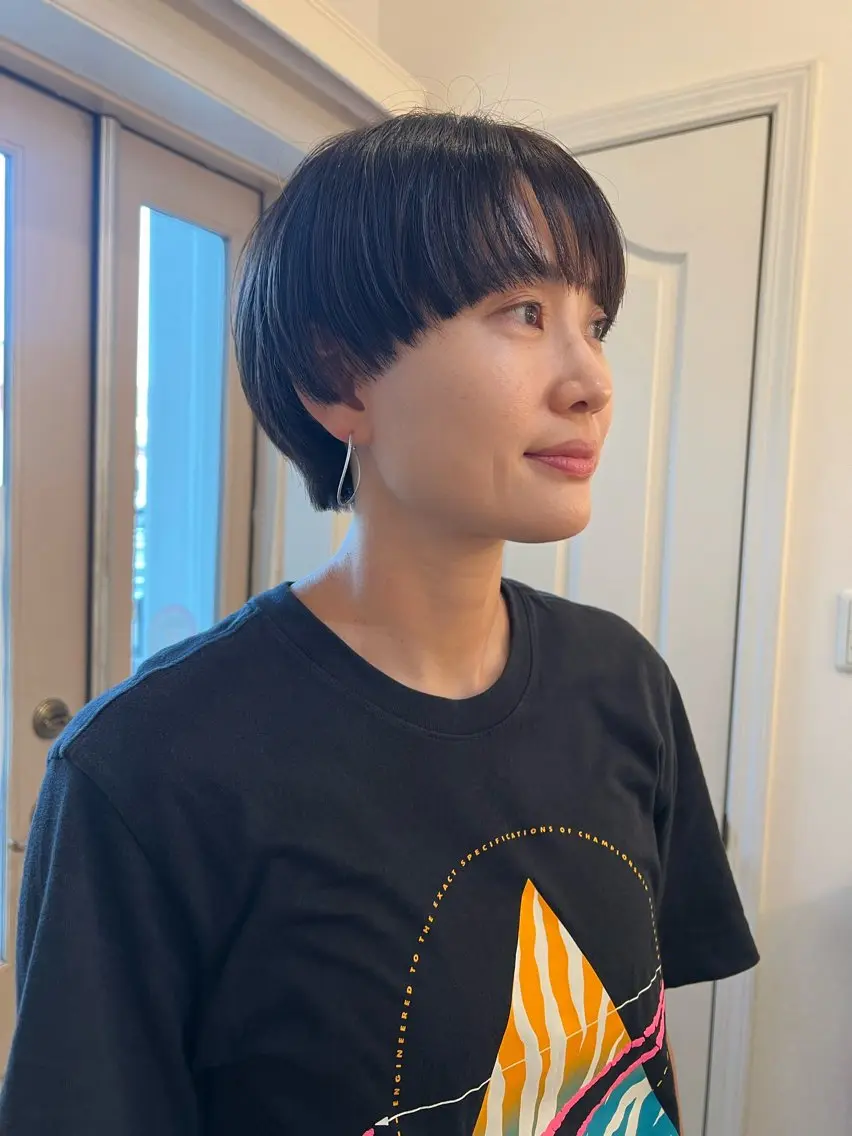 ショート ショートヘア 細谷 楓夏のヘアスタイル