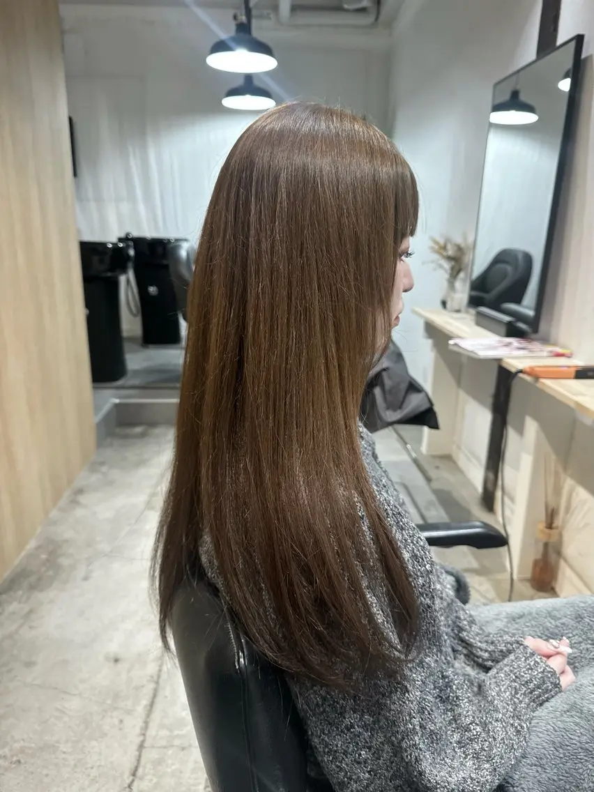 ロング カラー ヘアカラー 艶カラー 🩵NATSUKIのヘアスタイル