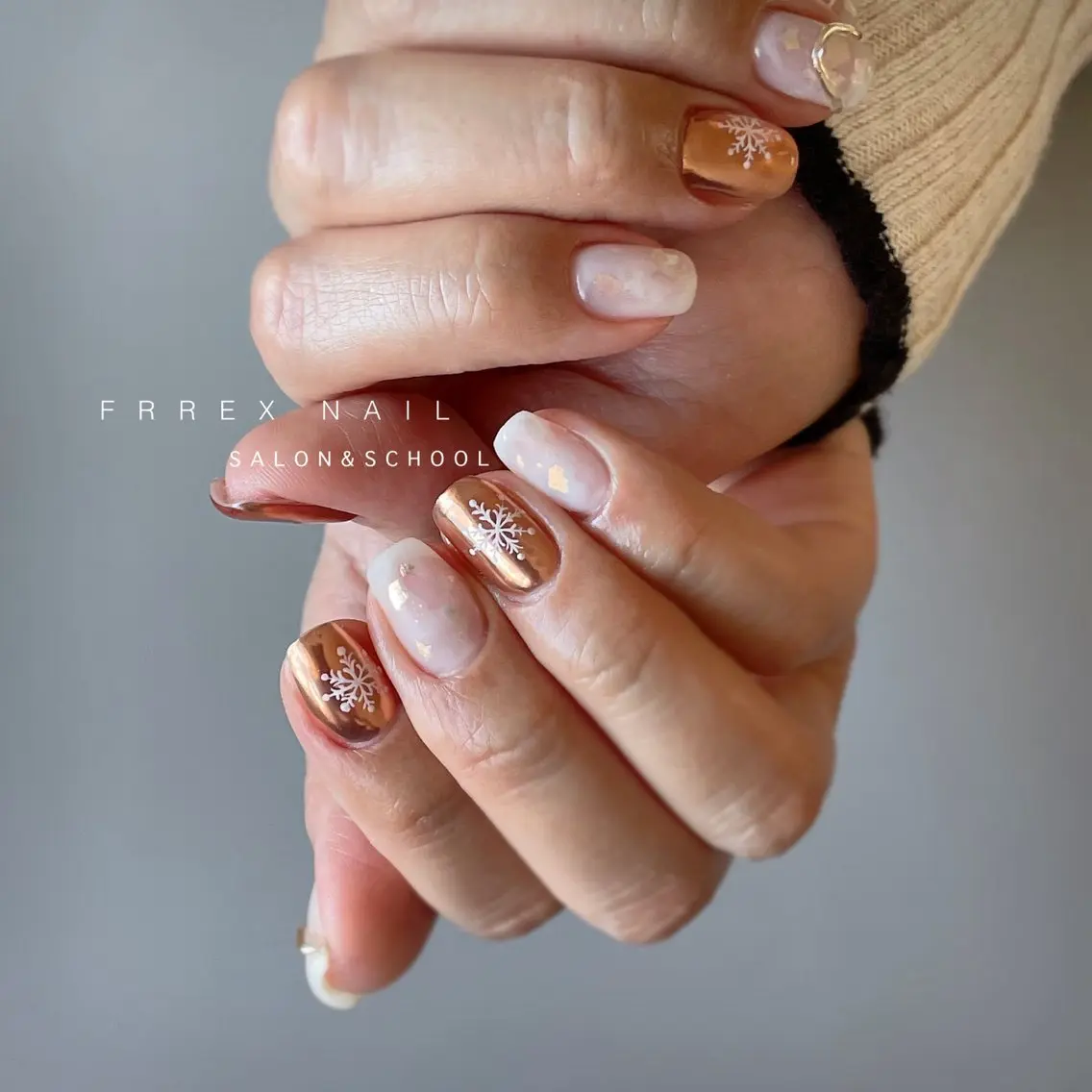 ネイル ハンドネイル ハンドケア freex nail /ニュアンス/個性派のネイルデザイン